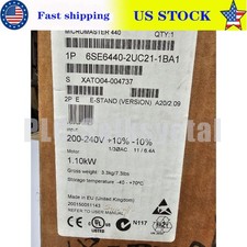 New Siemens 6SE6440-2UC21-1BA1 6SE64402UC211BA1 MICROMASTER440 without filter