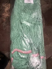 PKG. OF 6 SPARTA 369325M09 - ANTI-MICROBIAL LRG GREEN LOOPED-END MOP W/RED BAND