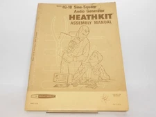 IG-18 Sine-Square Audio Generator Heathkit Manual w/ Schematics (original)