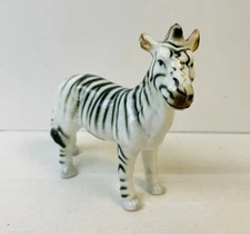 Vintage Enesco Zebra Porcelain Bone China Figurine  3.75" tall