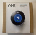 Nest Learning Programmable Thermostat, silver, 1st Generation