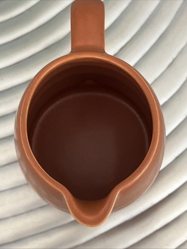 ๐ธ๐ช Hoganas Keramik Sweden Pottery A-C Wiktorsson Java - Orange - 2 cup Creamer - Picture 6 of 6