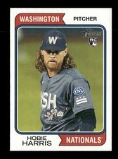 2023 Topps Heritage #651 Hobie Harris Washington Nationals