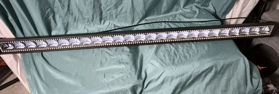 52-дюймовая светодиодная прожекторная полоса RGB 300 Вт для внедорожников Ford Toyota - Изображение 2 из 4