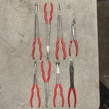 Mac Tools Long Reach Pliers. Set Of 8