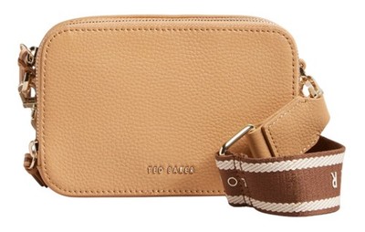 Ted Baker Stunna Mini Webbing Crossbody Bag Umhängetasche Tasche Camel Neu
