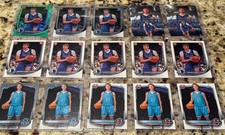 2025 Bowman Basketball Cooper & Ace Flagg Card Lot: Shimmer Green /99, Chrome
