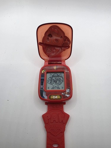 Reloj digital abatible VTech PAW PATRL Marshall rojo aprendizaje y juego para niños - Imagen 2 de 7