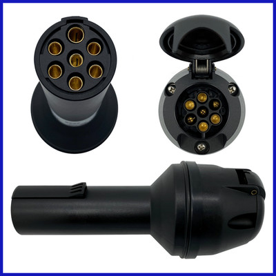 Spannungswandler Adapter 7 pol LKW 24V 12V Anhänger Can Bus Spannungsreduzierer