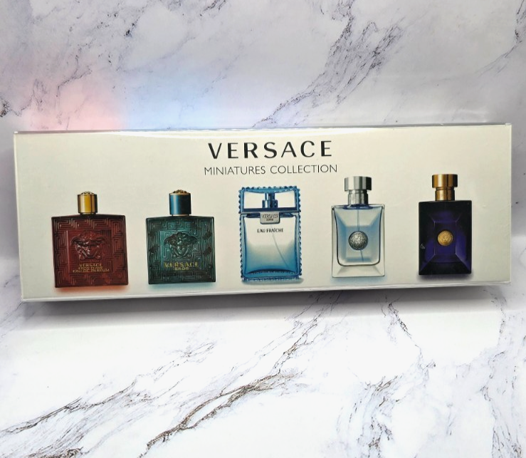 Versace Men's Miniature Fragrance Collection – 5-Piece Gift Set | eBay