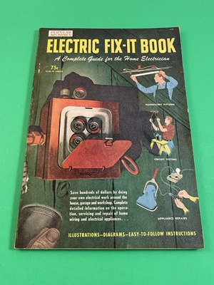 #ad #ad Popular Mechanics Electric Fix It Book 1953 Vintage Guide How to Do It TPB Home $14.99