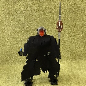 LEGO Bionicle VEZON Figure Only From Set # 8764 but w/ CUSTOM REPLACEMENT CAPE