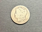 1890 o morgan US silver dollar