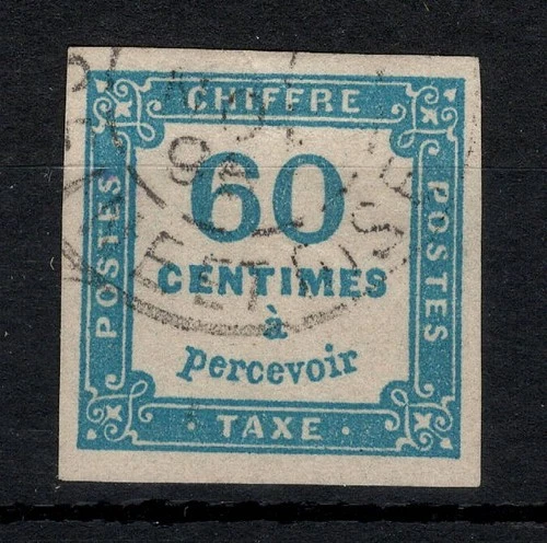Tax YV 9 used, micro peeling, 4 margins, price 150 euros (GF021)