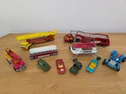 Vintage Matchbox Lesney Super kings Diecast Cars 1970s Corgi, Dinky Bundle X10