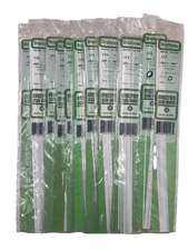 Evergreen Scale Models Styrene Strip Lot 124,123,125,291,133,126 18 pieces 