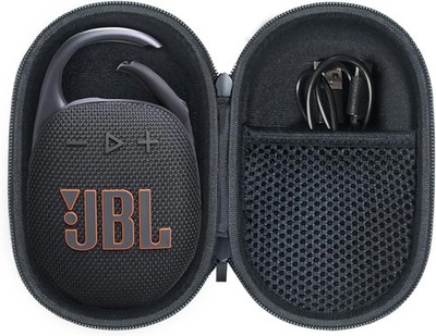 JBL Clip 5 Portable Bluetooth Speaker Case, Waterproof, Black | For Home & Outdo