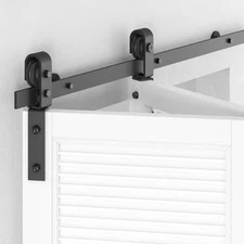 SMARTSTANDARD 4ft/48", Bi-Folding Sliding HARDWARE ONLY, Fits 44" Door, Bifold B