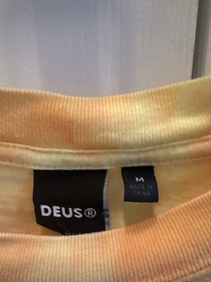 Deus Ex Machina Tie Dye Graphic Tee – Retro Style – Size M - Image 2 of 4