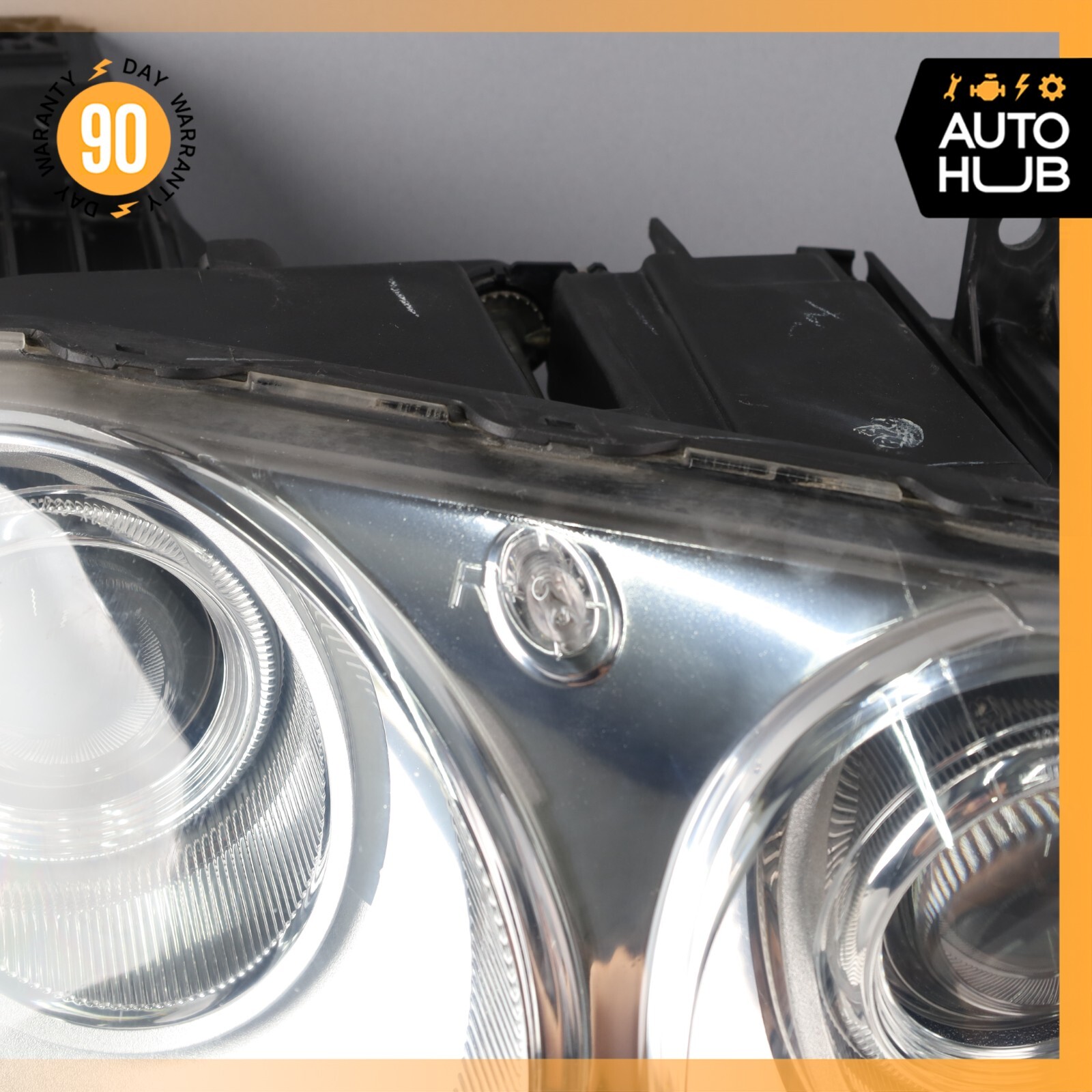 03-08 Bentley Continental GT Left & Right Headlight Lamp Xenon Set of 2 OEM 73k