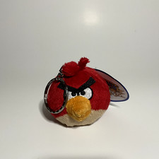 SAMPLE Angry Birds Classic Red Keychain Plush  2010 3" CWT Collection