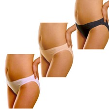 3x Umstandsunterhose Umstandsslip Unter dem Babybauch Schwangerschaftsslip MMC