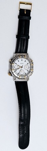 Vintage ALFEX Swiss Made Quartz Chronograph Mod. Dep. 4557 Man's Watch - Picture 11 of 12