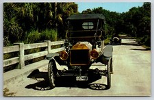Vintage Postcard Car 1910 Ford 4 Cylinder Model T Roadster Chrome 13111 Vintage Postcard Car 1910 Ford 4 Cylinder Model T Roadster Chrome 13111