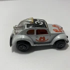 Vintage 1971 Matchbox Lesney Superfast No 15 HI HO SILVER VW Bug Hong Kong 1:64