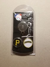 New! MLB Pittsburgh Pirates Golf Hat Magnetic Clipw/ 2 Double Sided Ball Markers