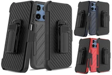 For Motorola Moto G 5G 2025 XT2513V Noble Holster Belt Clip Case Phone Cover