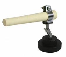 JEWELERS CERAMIC ROD W/ BASE HOLDER SOLDERING MANDREL RING FORMING TOOL STAND