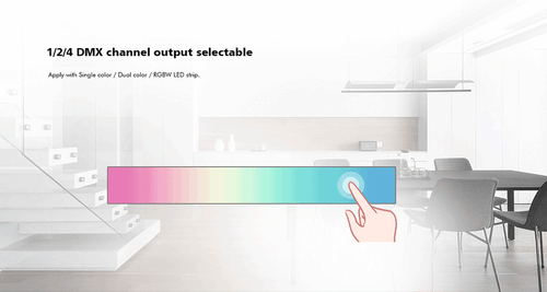 DMX512 & RDM Decoder 4 Kanal PWM RGB RGBW LED Dimmer Controller Touch Fernbedienung - Bild 14 von 19