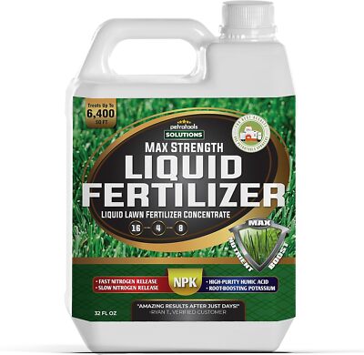 liquid fertilizer for tobacco Covington 30-0-0 NPK (32oz) High Nitrogen Low Salt Lawn Fertilizer Concentrate All Purpose Liquid Formula Lawns, Plants, Vegetable Gardens, for Any Turf & foliar Application loaded with humic Tobacco Special Gmax 7 at