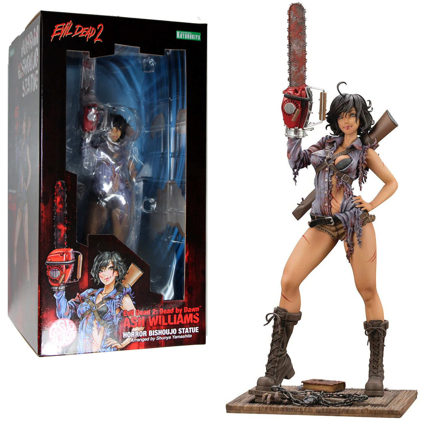kotobukiya bishoujo horror Evil Dead 2 Ash Williams Statue - town-green.com