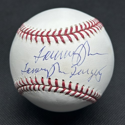 Tommy John Surgery Signed Baseball JSA COA New York Yankees HOF? Rare! Inscribed