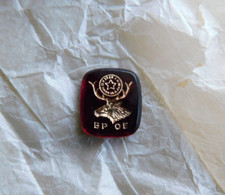 BPOE : Elks - Stone w/ logo - 16x14mm Ruby co...