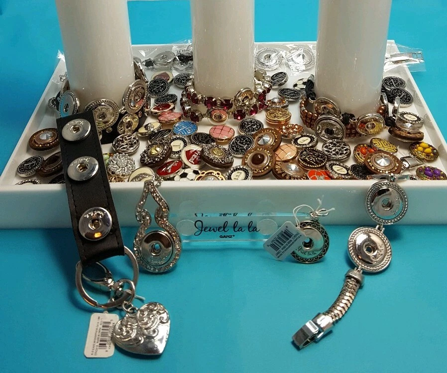 Ganz Jewel La La Botón a Presión Joyería Pulsera Llavero Collar Cuelga Dije Nuevo de Lote Antiguo Foto 2 de 2