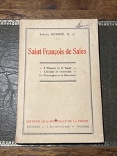 Livre Saint François de Sales par Louis Sempé  (L7B)