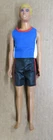 Old Barbie 1969 Ken Doll With Clothes Taiwan