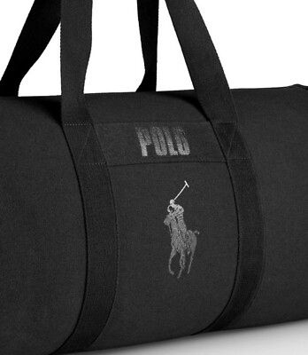 POLObyRALPH LAUREN ポロバイラルフローレン ダッフル　XL Polo Lauren Ralph Large Duffle Bag in Black Color | eBay