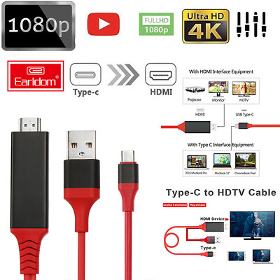 4K MHL Typ C zu HDMI AV-TV-Kabeladapter Für Samsung Note 10 9 8 S10 S9 S8 Plus