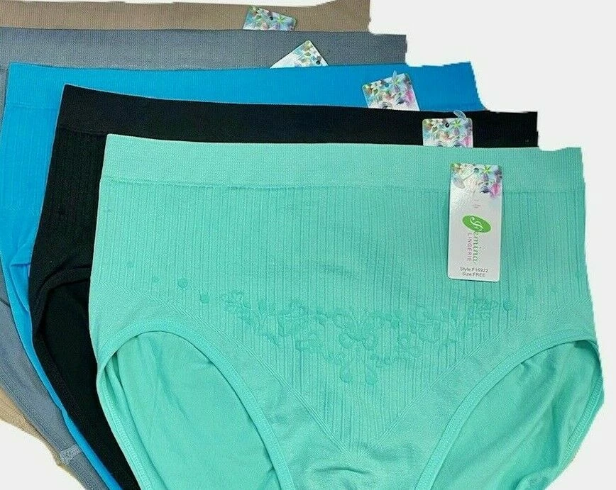 Lot of 3-6 Womens High Waist Stretch Tummy Control Body Shaper Panties Under 22 - Image 2 of 3