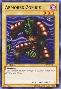 Armored Zombie - LCJW-EN184 - Common - 1st Edition x3 - Lightly Played