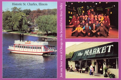 St Charles Illinois Pheasant Run Resort Convention Center VTG Postcard Unposted