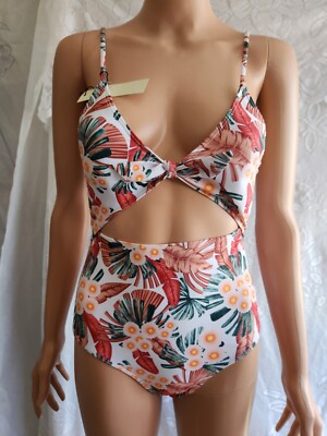  Lemon Fish Monokini Woman Multi-color Spaghetti Straps Swimsuit....
