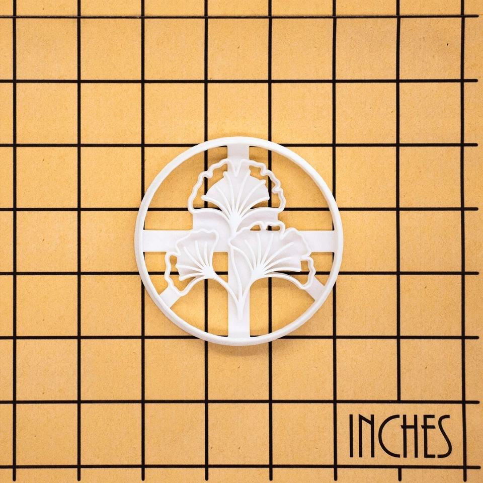 Ginkgo Leaves Cookie Cutter - garden gingko Japanese tea ceremony plant wellness - Image 3 of 4