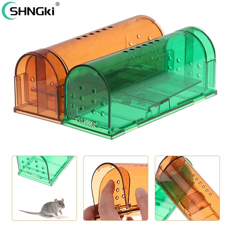 Small Humane Mouse Trap,transparent Live Mice Trap That Work, No