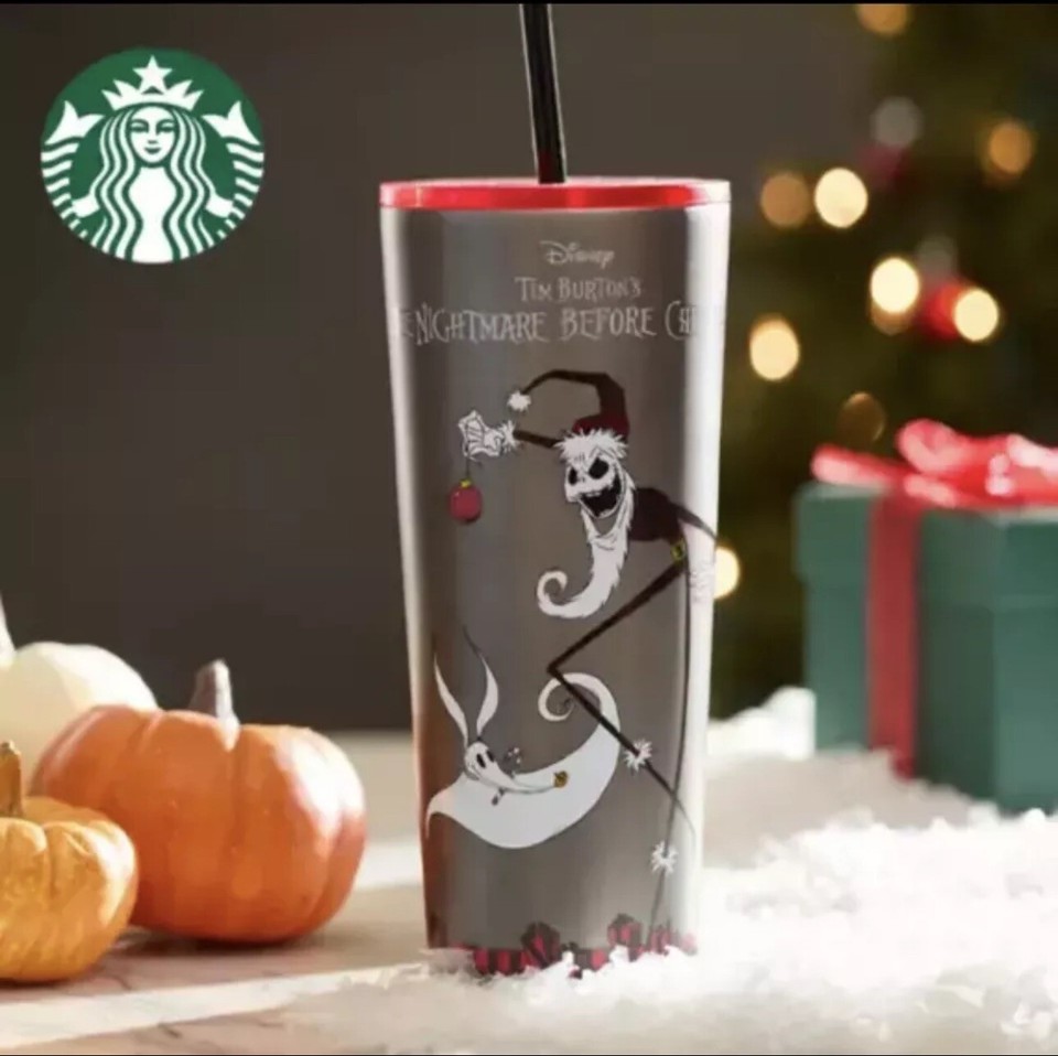 The Nightmare Before Christmas Stainless Steel Starbucks Tumbler with