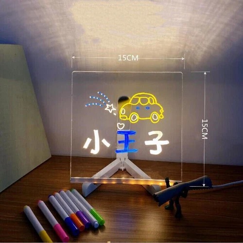 Doodle Glow Drawing Board, Scribbique Led Rewritable Drawing Board for Kids - Bild 13 von 15